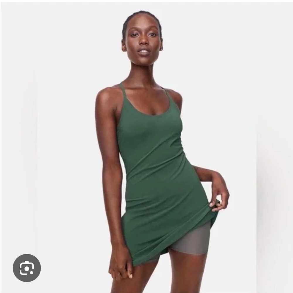 Outdoor Voices Women's Mini Dress in Green